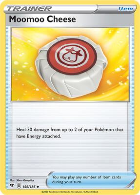 Moomoo Cheese card from SWSH04: Vivid Voltage