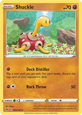Shuckle card from SWSH04: Vivid Voltage