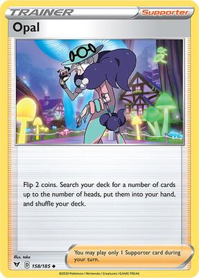 Opal card from SWSH04: Vivid Voltage