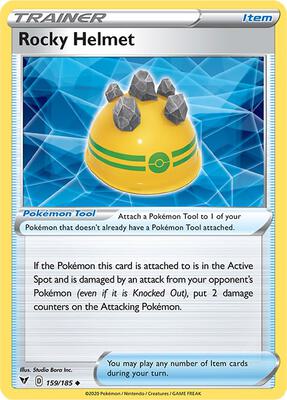 Rocky Helmet card from SWSH04: Vivid Voltage