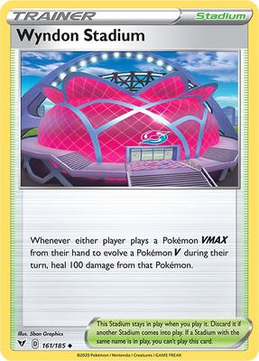 Wyndon Stadium card from SWSH04: Vivid Voltage