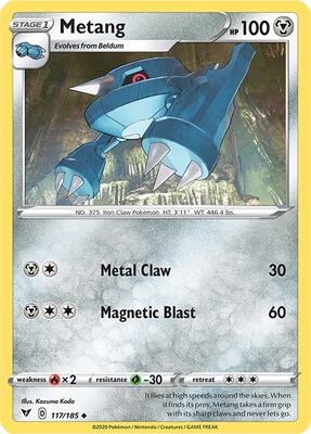 Metang card from SWSH04: Vivid Voltage