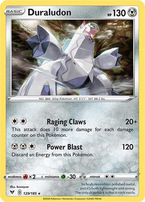 Duraludon card from SWSH04: Vivid Voltage