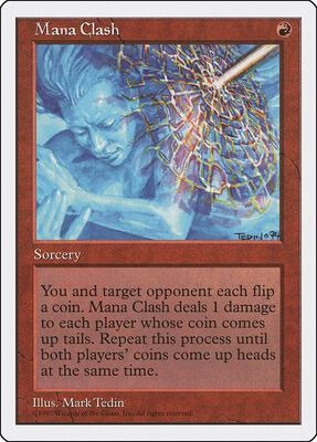 Mana Clash card from Fifth Edition