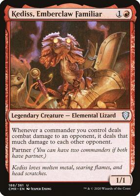 Kediss, Emberclaw Familiar card from Commander Legends