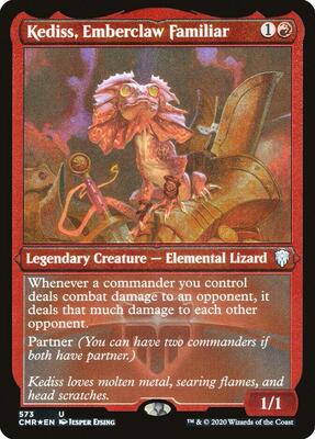 Kediss, Emberclaw Familiar (Foil Etched) card from Commander Legends