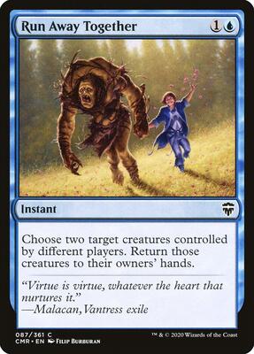 Run Away Together card from Commander Legends