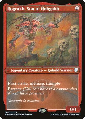 Rograkh, Son of Rohgahh (Foil Etched) card from Commander Legends