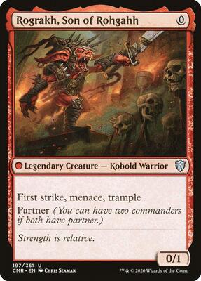 Rograkh, Son of Rohgahh card from Commander Legends