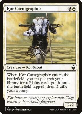 Kor Cartographer (377) card from Commander Legends