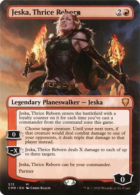 Jeska, Thrice Reborn (Borderless) card from Commander Legends