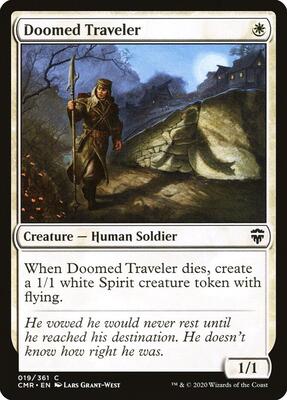 Doomed Traveler card from Commander Legends