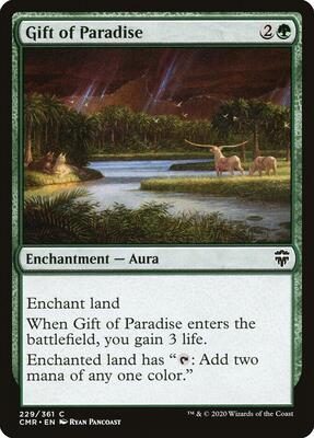 Gift of Paradise card from Commander Legends