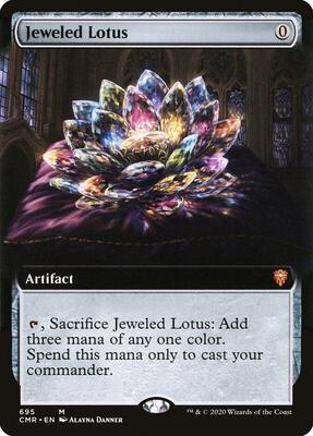 Jeweled Lotus (Extended Art) card from Commander Legends