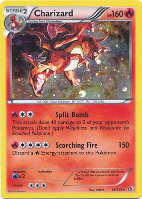 Charizard - 19/113 (Cosmos Holo) card from Miscellaneous Cards & Products