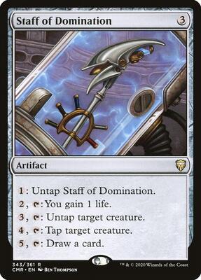 Staff of Domination card from Commander Legends