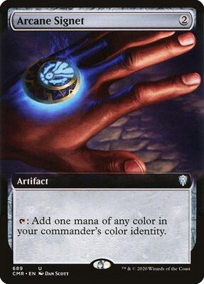 Arcane Signet (Extended Art) card from Commander Legends