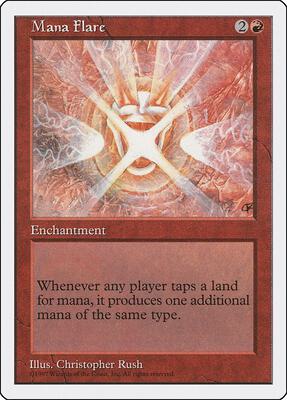Mana Flare card from Fifth Edition