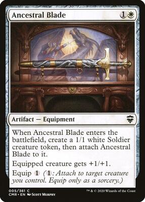 Ancestral Blade card from Commander Legends