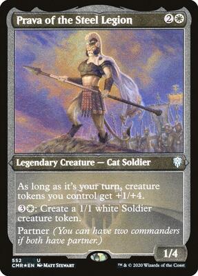 Prava of the Steel Legion (Foil Etched) card from Commander Legends
