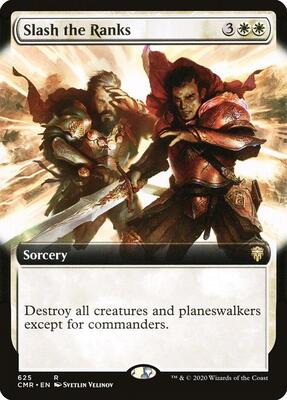 Slash the Ranks (Extended Art) card from Commander Legends
