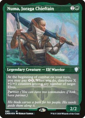 Numa, Joraga Chieftain (Foil Etched) card from Commander Legends