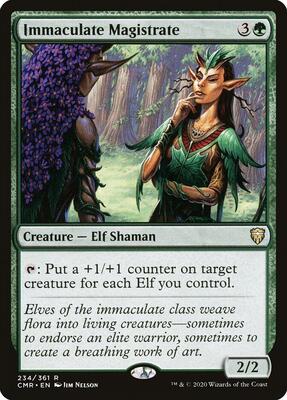 Immaculate Magistrate card from Commander Legends