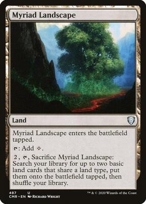 Myriad Landscape card from Commander Legends