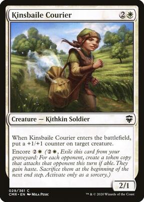 Kinsbaile Courier card from Commander Legends