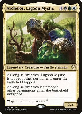 Archelos, Lagoon Mystic card from Commander Legends