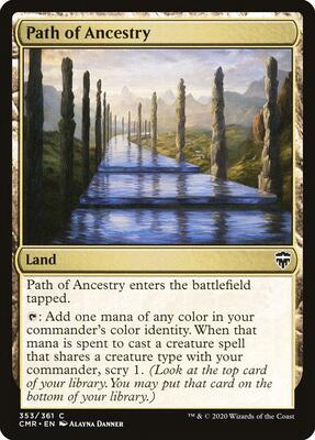 Path of Ancestry card from Commander Legends