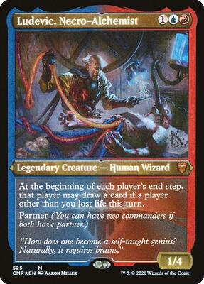 Ludevic, Necro-Alchemist (Foil Etched) card from Commander Legends