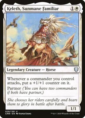 Keleth, Sunmane Familiar card from Commander Legends