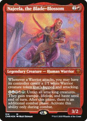 Najeela, the Blade-Blossom (Foil Etched) card from Commander Legends