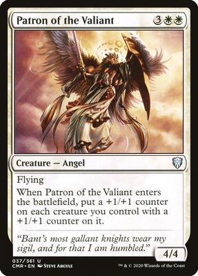 Patron of the Valiant card from Commander Legends