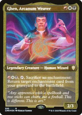 Ghen, Arcanum Weaver (Foil Etched) card from Commander Legends