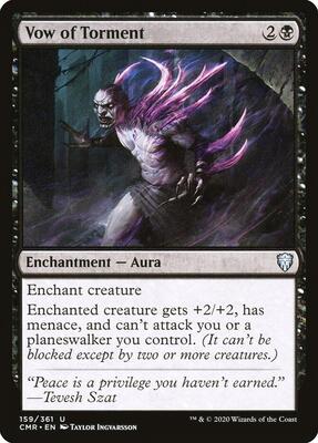Vow of Torment card from Commander Legends