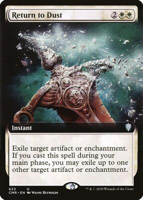 Return to Dust (Extended Art) card from Commander Legends