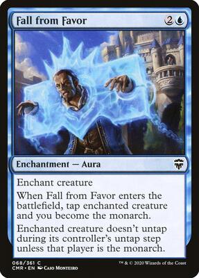 Fall from Favor card from Commander Legends