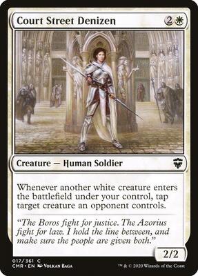 Court Street Denizen card from Commander Legends