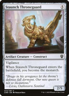 Staunch Throneguard card from Commander Legends