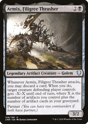Armix, Filigree Thrasher card from Commander Legends