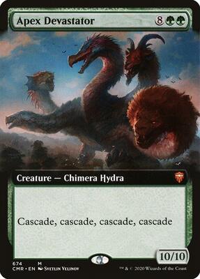Apex Devastator (Extended Art) card from Commander Legends