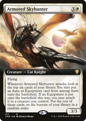 Armored Skyhunter (Extended Art) card from Commander Legends