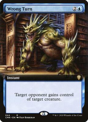 Wrong Turn (Extended Art) card from Commander Legends