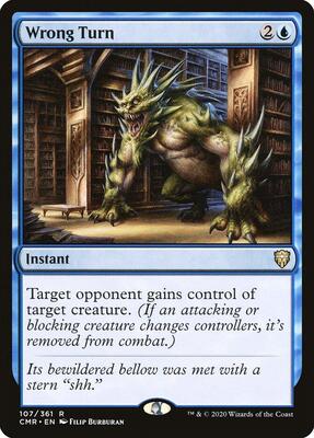 Wrong Turn card from Commander Legends