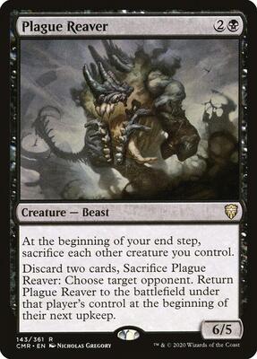 Plague Reaver card from Commander Legends