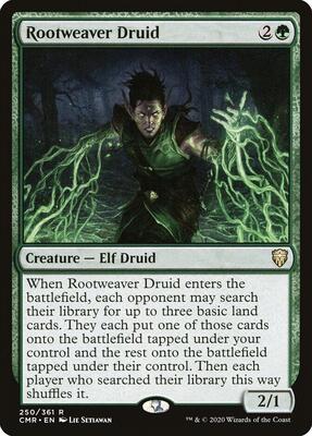 Rootweaver Druid card from Commander Legends