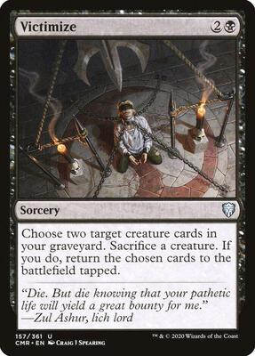 Victimize card from Commander Legends