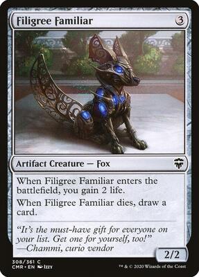 Filigree Familiar card from Commander Legends